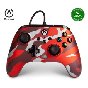 Enhanced Wired Controller for Xbox Series X|S - Metallic Red Camo