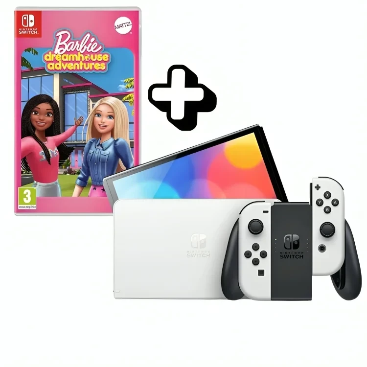 Nintendo Switch OLED Model Barbie Dream House Adventures