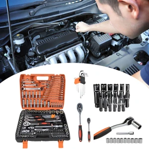 مجموعة أدوات إصلاح السيارة الشاملة - 151 قطعة