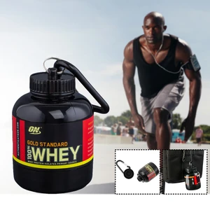 Small Protein Powder Bottle with Hanging Hook