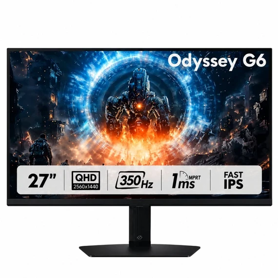 Samsung Odyssey G6 G60F Gaming Monitor | 27-inch | (QHD) | 350Hz | 1ms ...