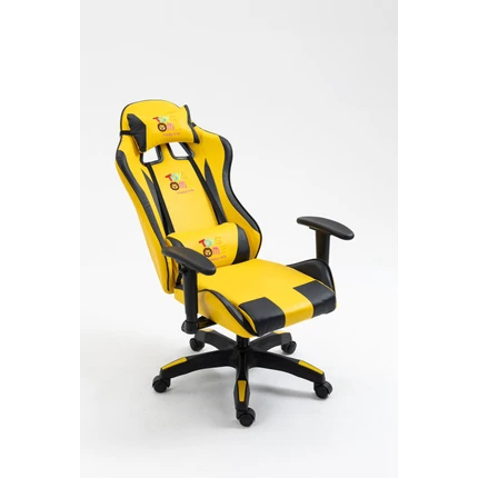 TOYS ME Gaming Chair with Headrest Lower Back Cushion