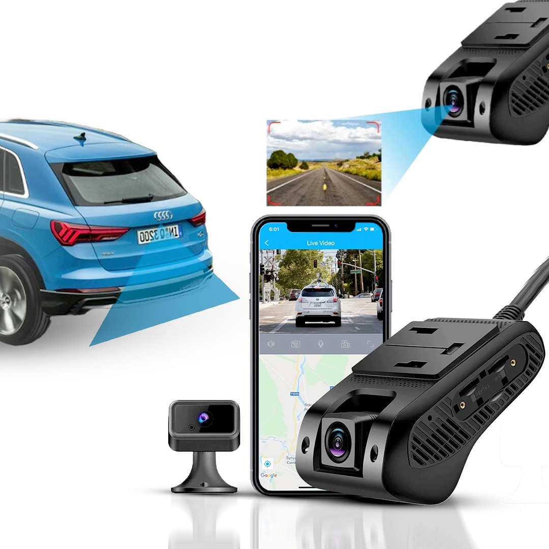 JC400 Dash Cam Front and Rear 4G Dashboard Camera GPS WIfi Hotspot