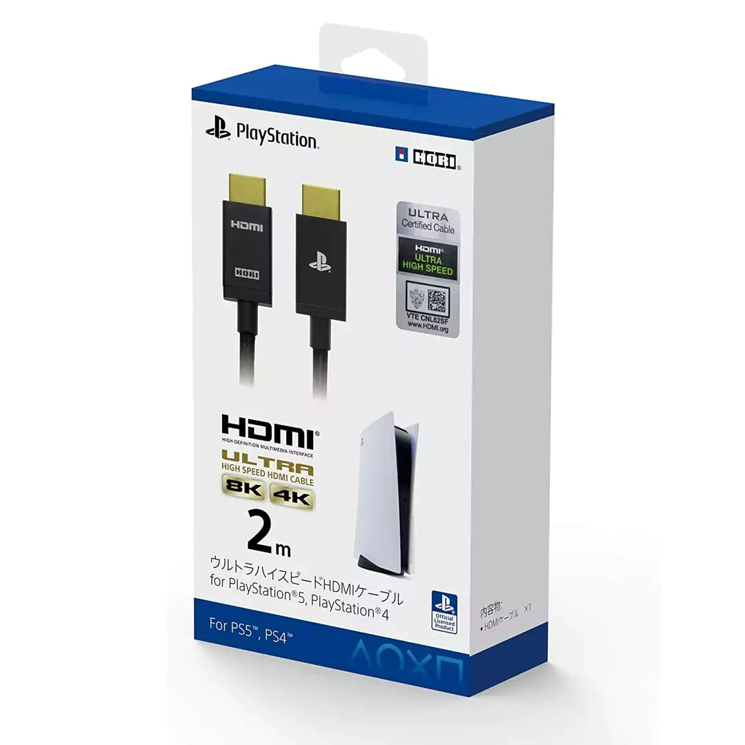 HORI HDMI Cable 8K 4K for PS5 PS4 2m