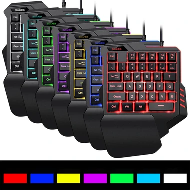 SADES TS-36 One-Handed Gaming Keyboard (35 keys)