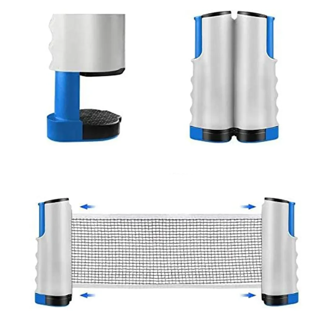 مجموعة لعب التنس بمضارب وكرات مع شبك (بينغ بونغ)