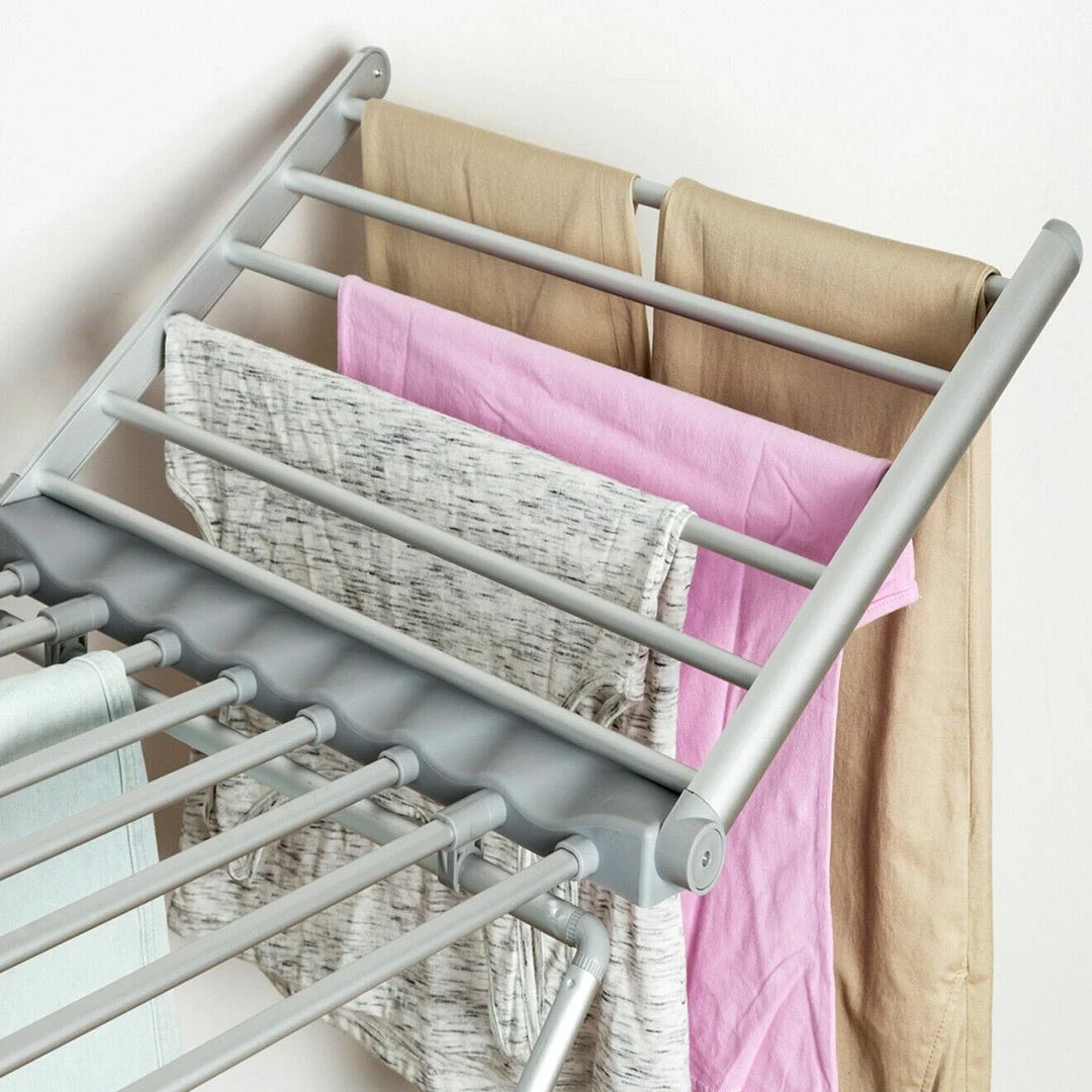 Foldable Electric Heated Clothes Drying Rack