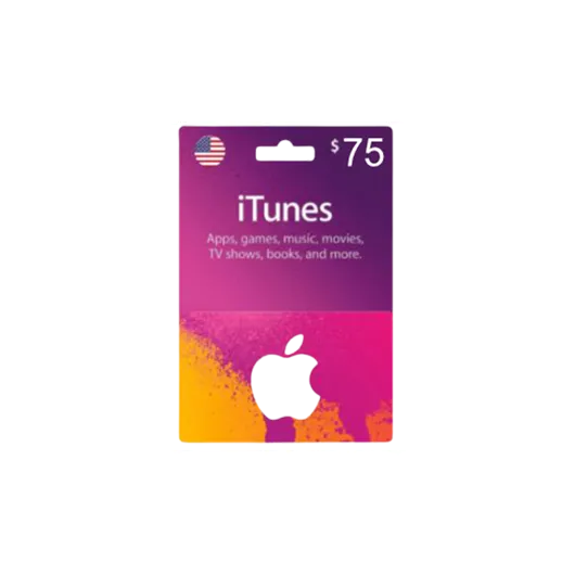 Apple iTunes Gift Card $75 (U.S. Account)