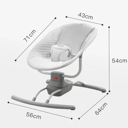TOIMAYS 2 in 1 Backrest Baby Swing and Rocking Chair with Remote Control