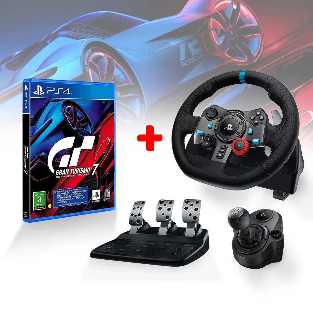 Logitech G29 Racing wheel for PlayStation and PC and Gran Turismo 7  PlayStation 4