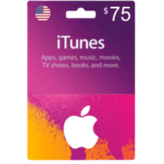 Apple iTunes Gift Card $75 (U.S. Account)