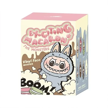 Labubu Exciting Macaron Plush Toy with Random Characters