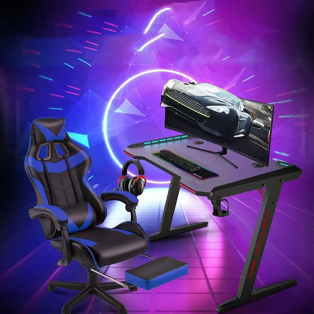 Electric Desk Respawn Gaming Chair And Gaming Desk Bundle RESPAWN