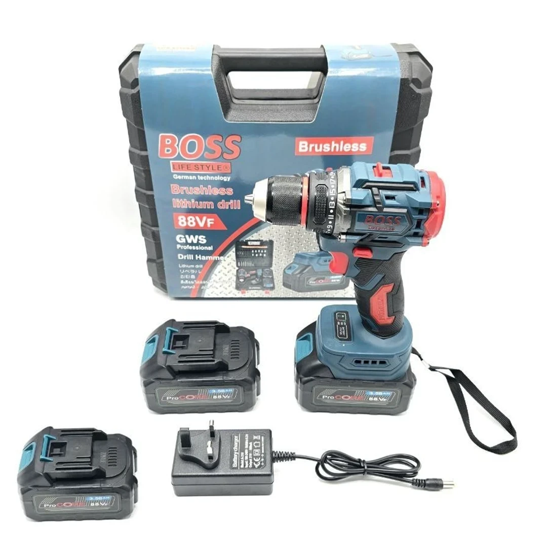Boss Brushless Drill Set Hi Boss Angle Grinder Cordless At ₹ 7000