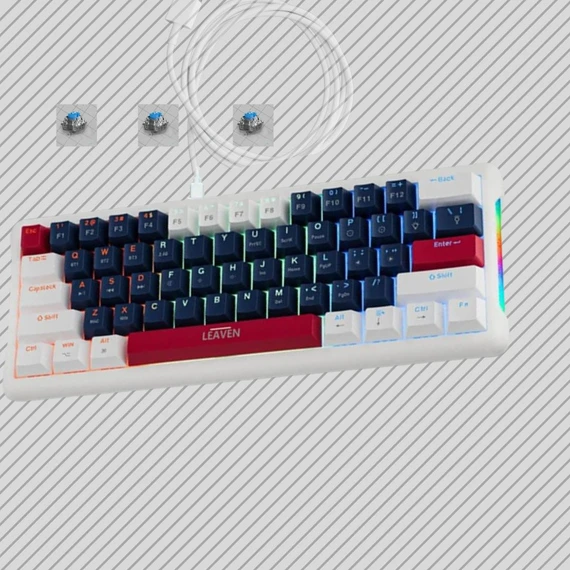 LEAVEN K610 RGB Wired Mechanical Keyboard