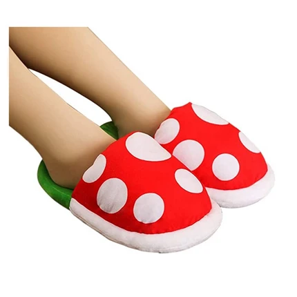 Super mario mushroom slippers hot sale