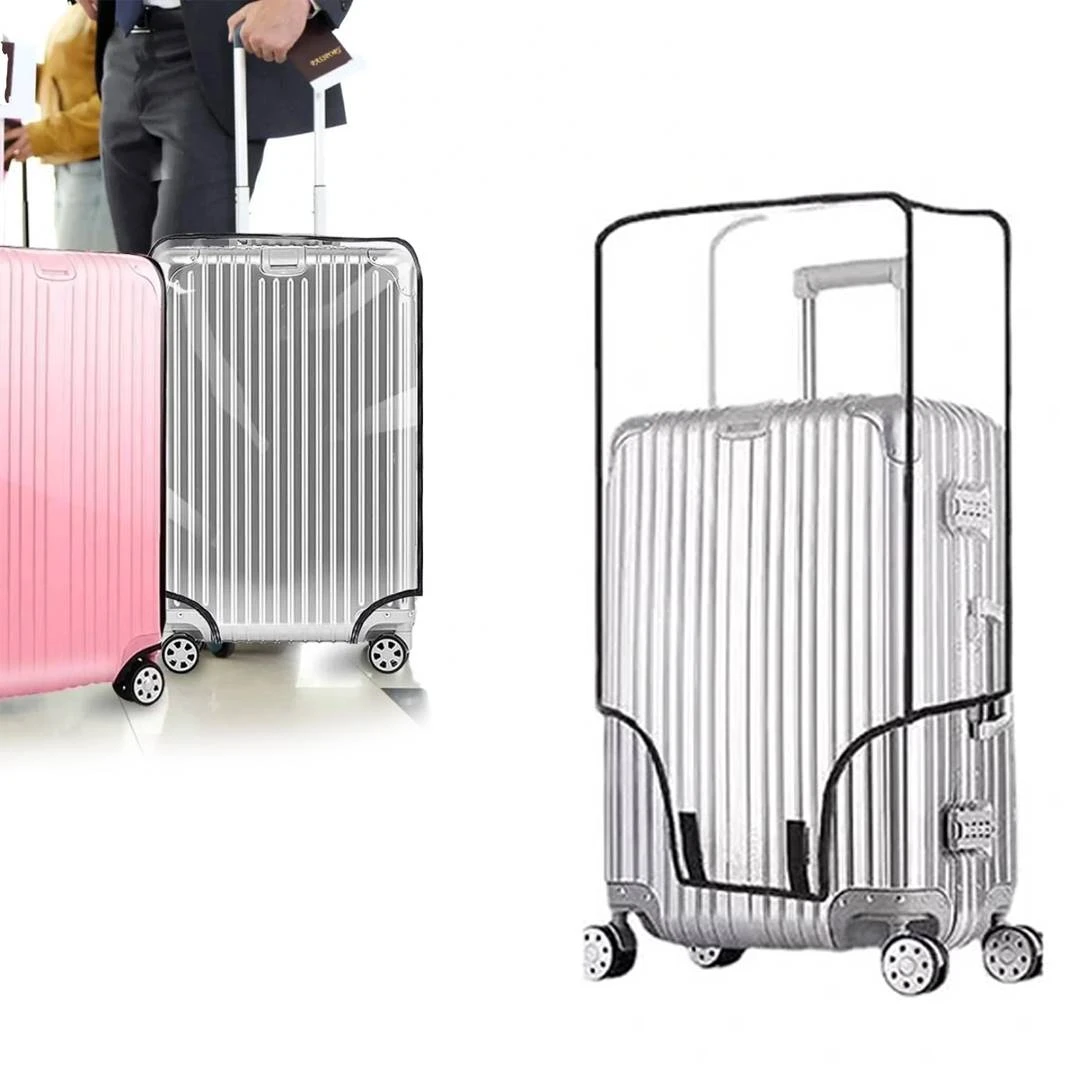 Transparent and Waterproof Travel Luggage Protective Cover 28 inches