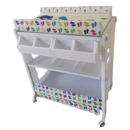 Baby bath and changing table outlet