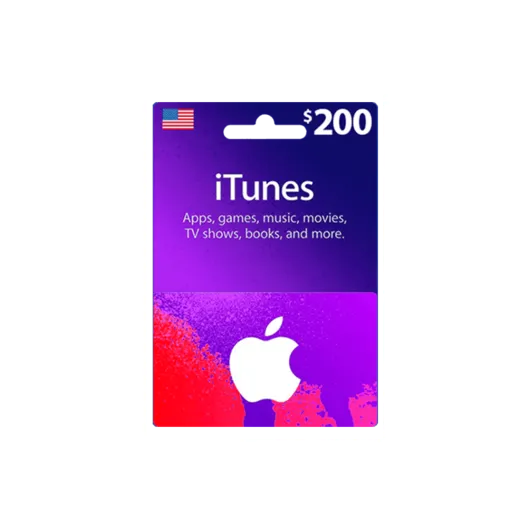 Apple iTunes Gift Card $200 (U.S. Account)