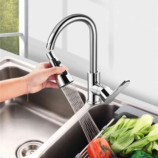Swivel Faucet Head with Three Water-saving Modes