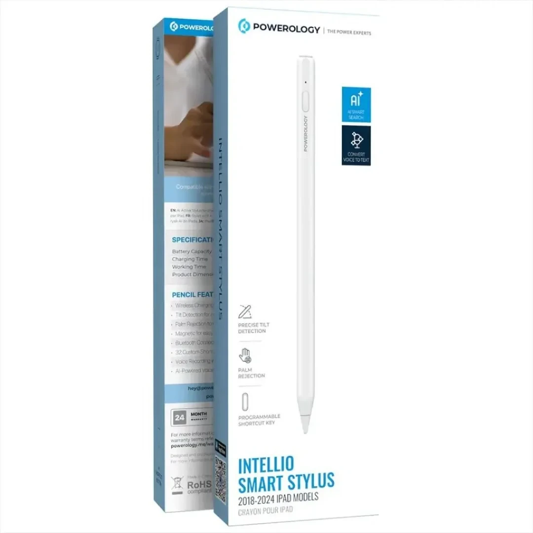 malive Powerology Rechargeable Stylus for Smart Devices and Touchscreens