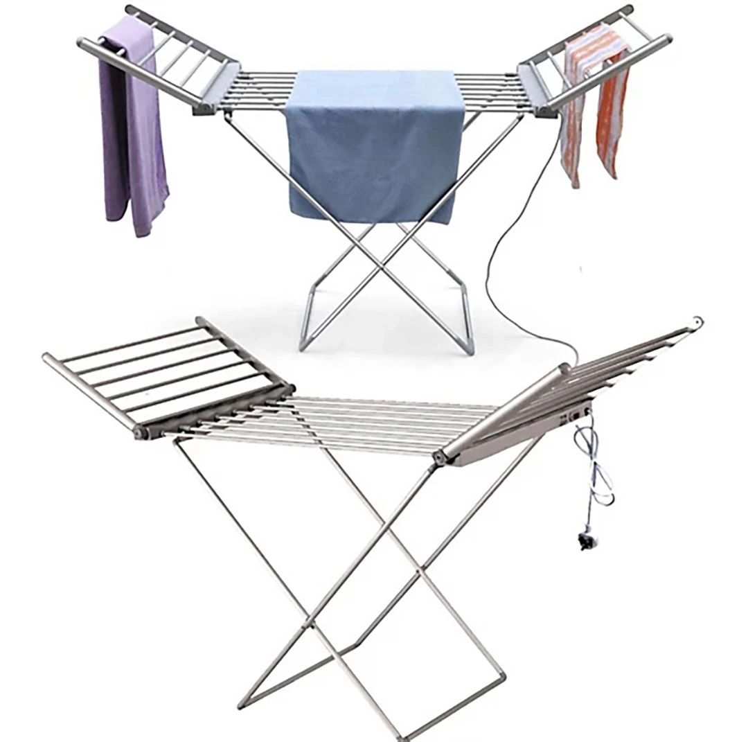 Foldable Electric Heated Clothes Drying Rack