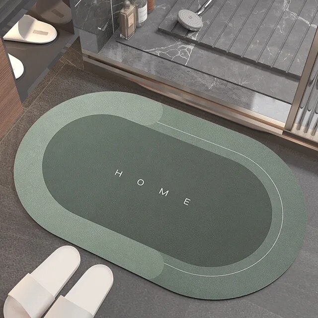 Water Absorbing Silicone Diatom Mud Floor Mat With Repeated