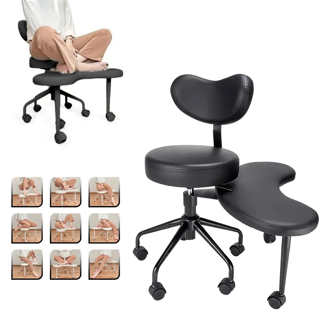 Meditation Chair with Swivel Footstool for Multiple Sitting