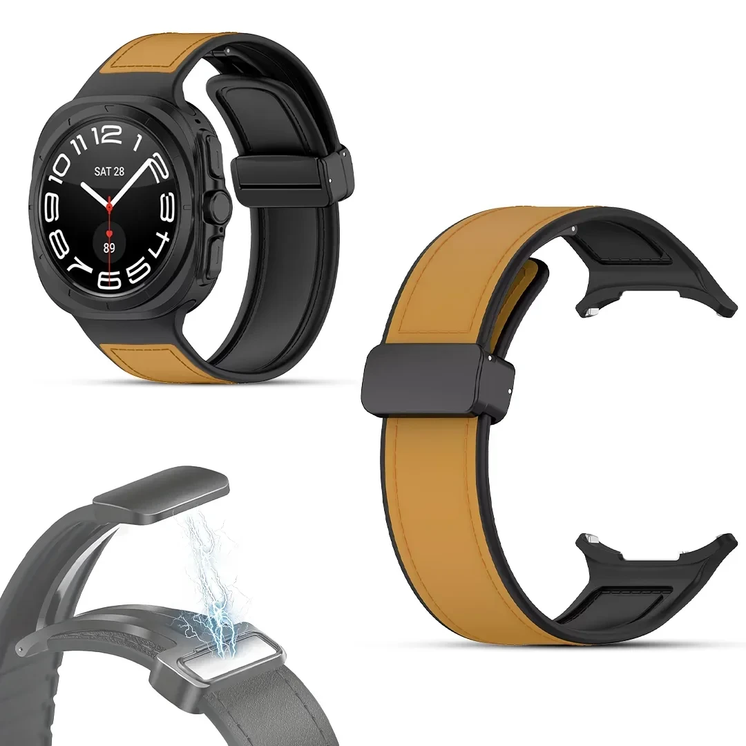 Magnetic Closure Wristband for Samsung Galaxy Watch 7 Ultra 47mm
