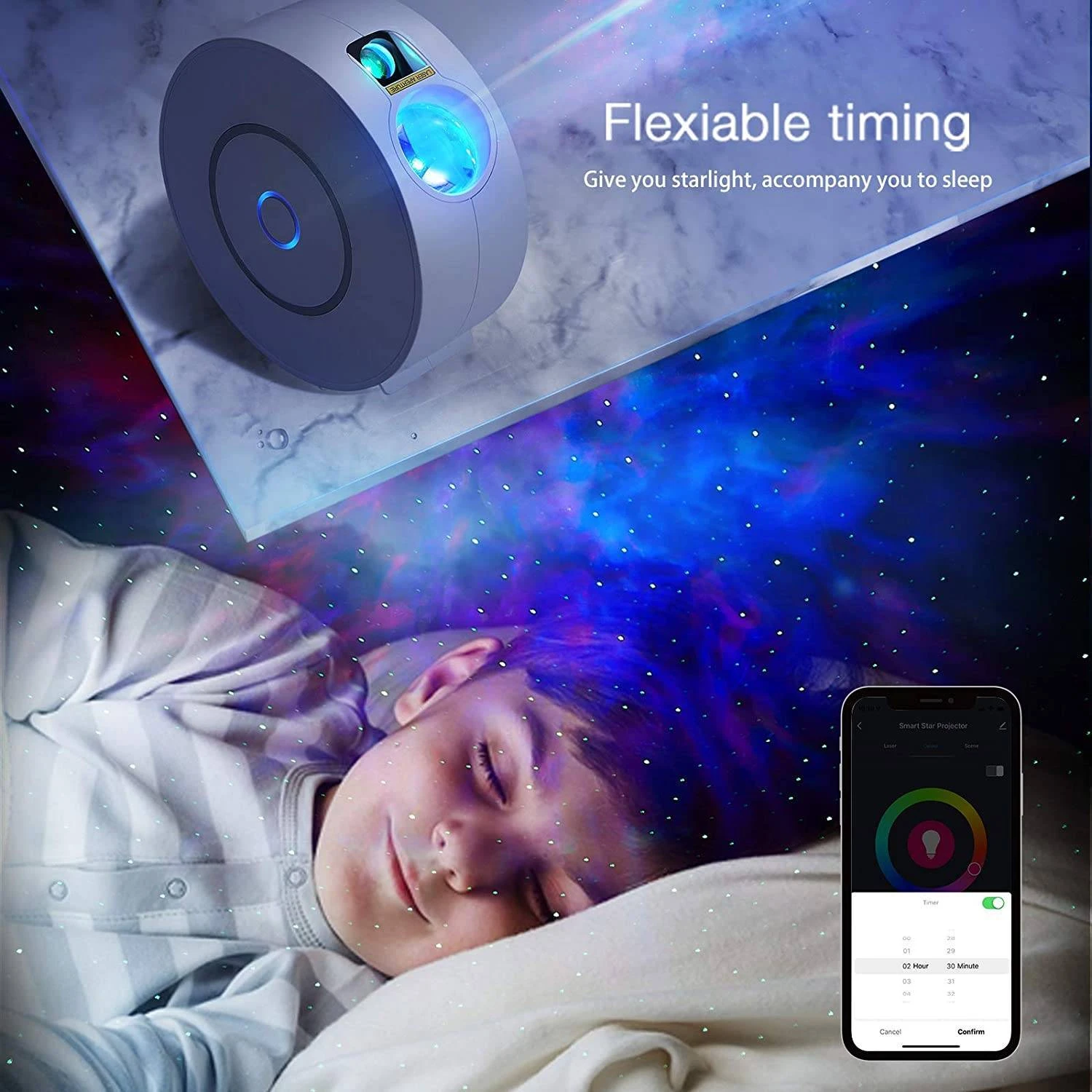 Galaxy Star Projector Control by Phone APP/ Alexa GstoreQ8