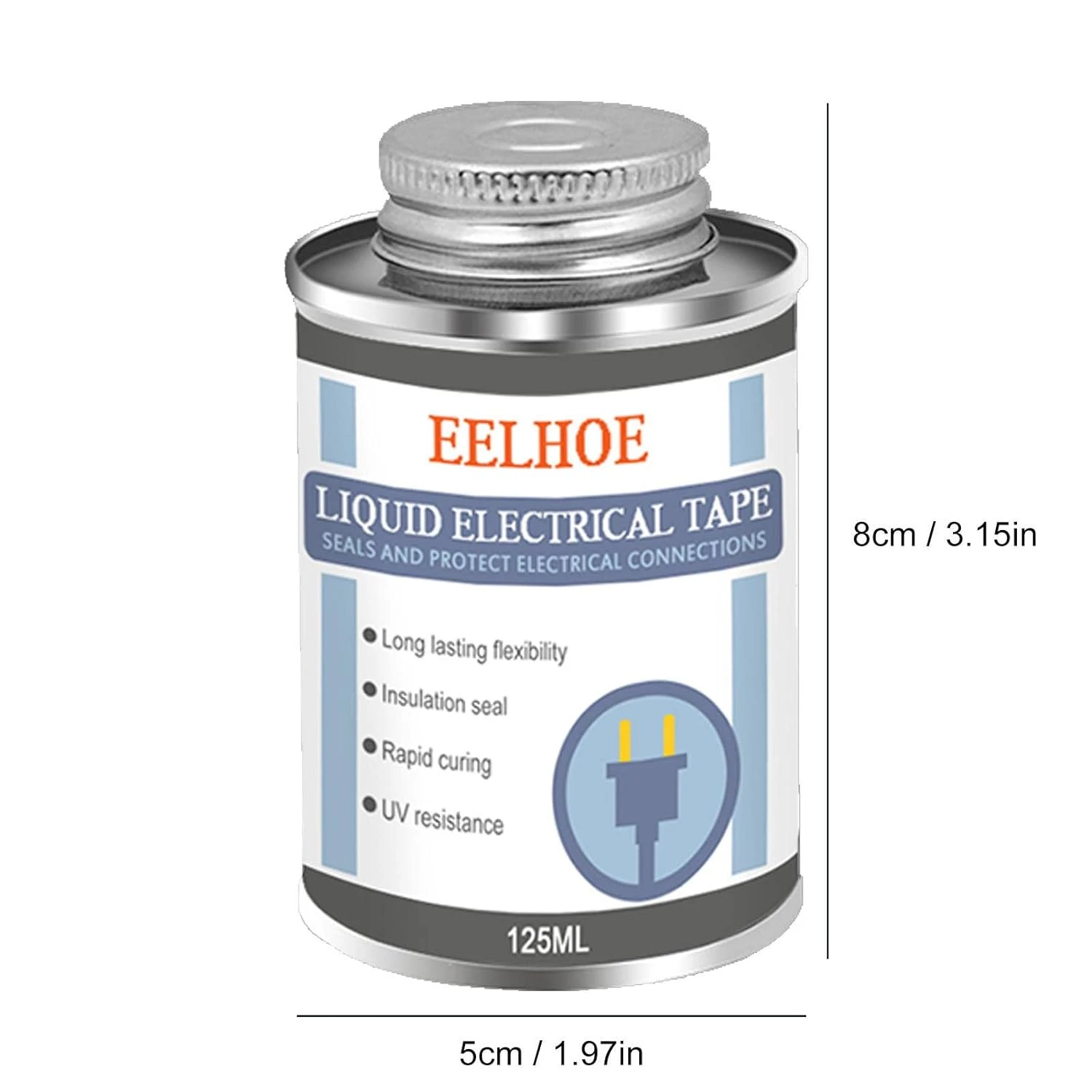 EELHOE Liquid Rubber Insulating Electrical Tape 125ml