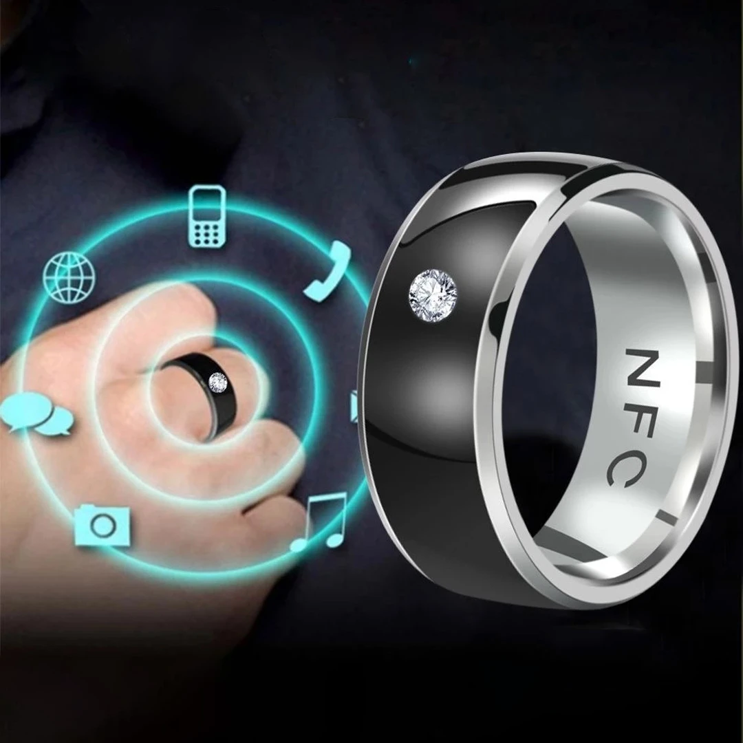 Smart NFC Multifunctional Ring for Mobile Phone with NFC Function Size 10