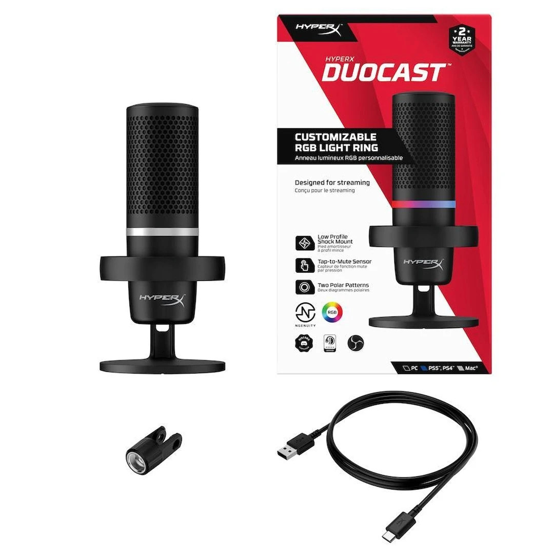 HyperX DuoCast USBマイク DuoCast USB Microphone | HyperX
