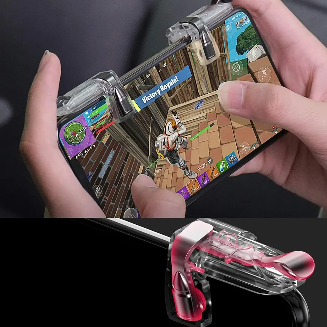 PUBG and Mobile Games Transparent Trigger (2 Pcs)