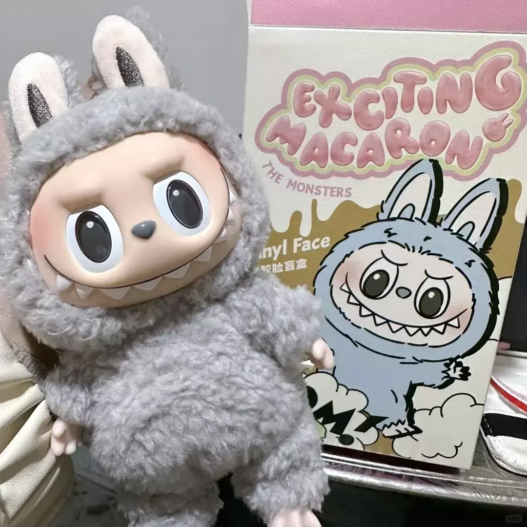 ぬいぐるみ The monsters macaron labubu toffee Labubu The Monsters Exciting Macaron Vinyl Face Series