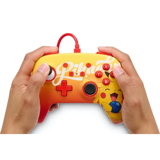 PowerA Enhanced Wired Controller for Nintendo Switch – Oran Berry Pikachu