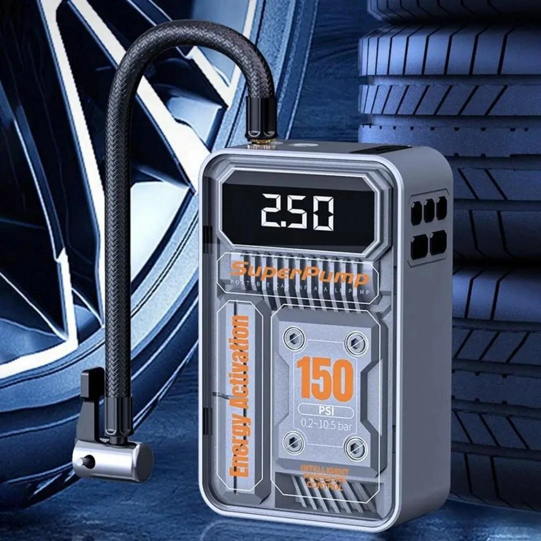 SUITU (ST-9619) Portable Tire Inflator with Lamp