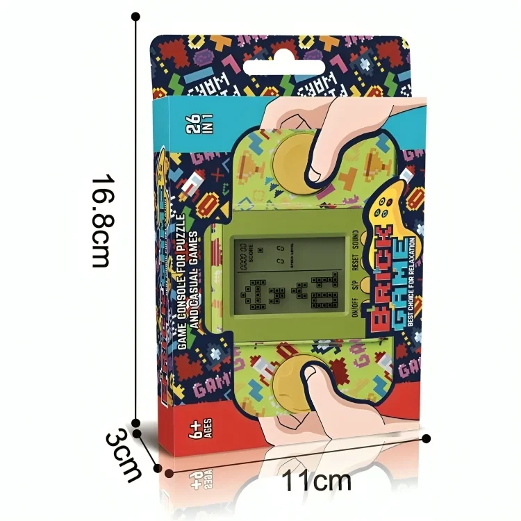 Classic Brick Game Console 26 in 1 - (XM0110C)