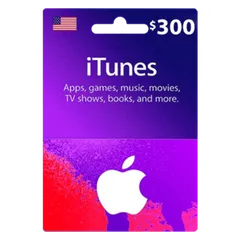 Apple iTunes Gift Card $300 (U.S. Account)