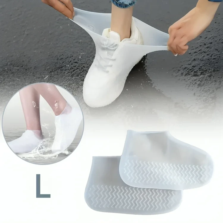 1 Pair Waterproof Silicone Shoe Covers L