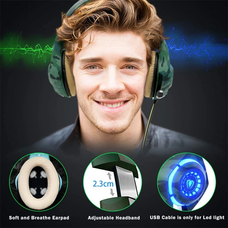 Xbox One Beexcellent Camo Headset Beexcellent Gaming Headset With