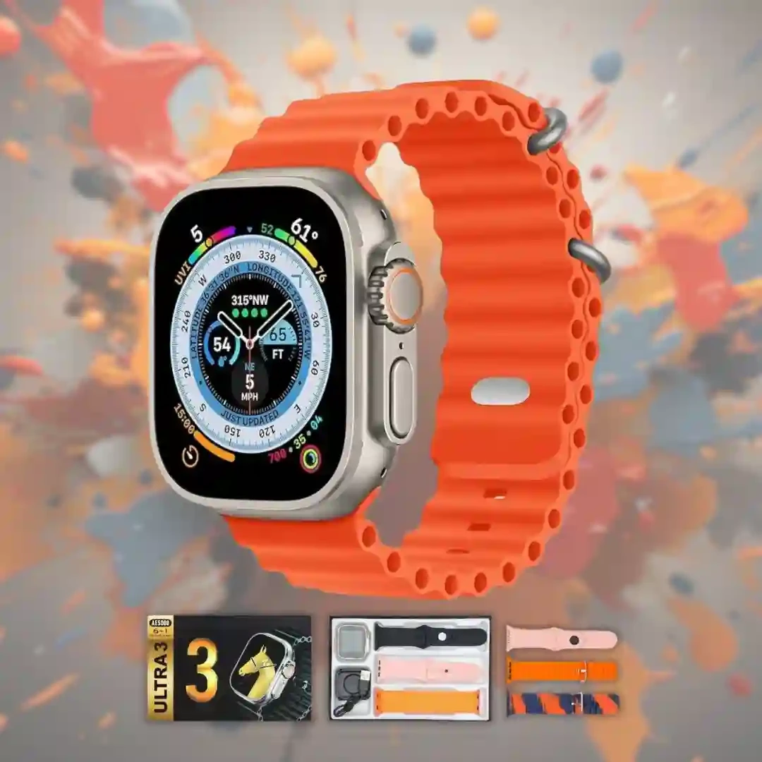 Ultra AE5000 Smartwatch with Six Bands 49mm