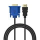 Gold-Plated Male HDMI To Male VGA HD-15 Cable
