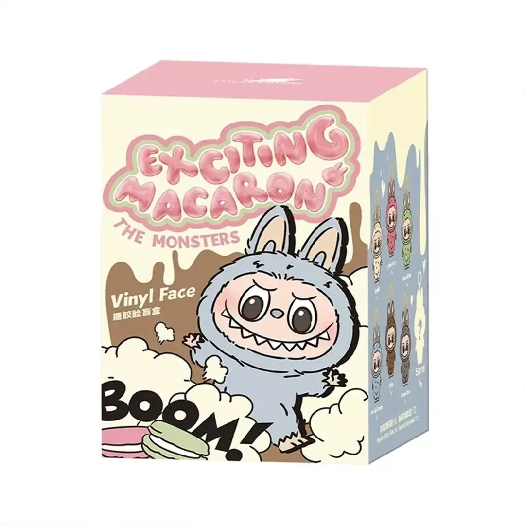 Labubu Exciting Macaron Plush Toy with Random Characters