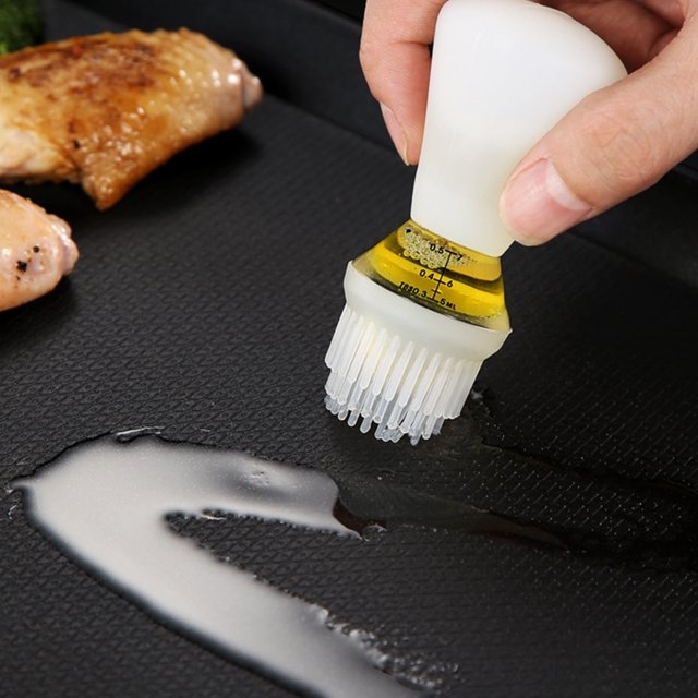 Detachable Silicone Brush Oil Brush Outdoor Barbecue Brush Kitchen