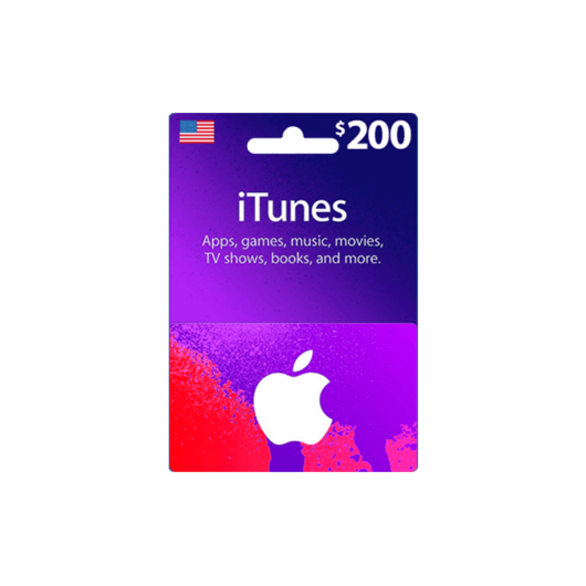 Apple iTunes Gift Card $200 (U.S. Account)