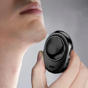 Portable Electric Shaver Soft Hair - Black