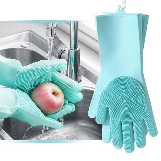 Reusable Silicone Dishwashing Glove